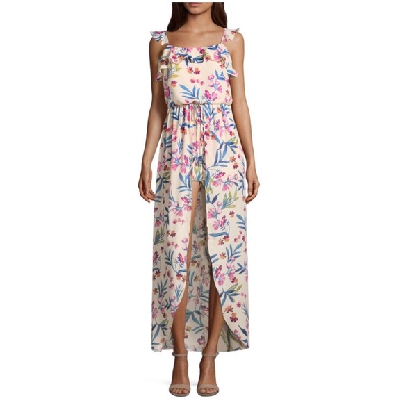 City Triangles Dresses & Skirts - Floral Romper Maxi